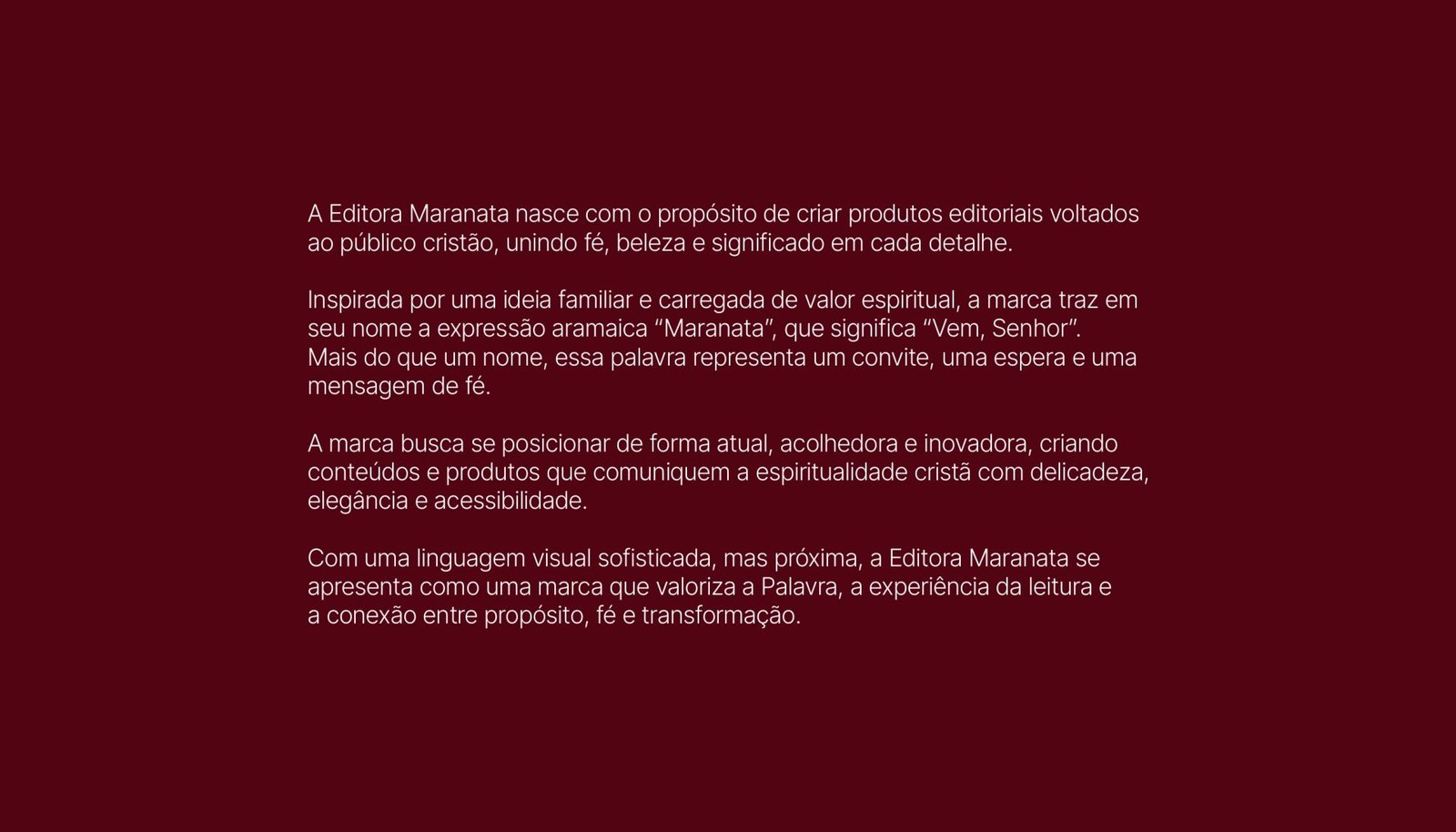 Imagem 4 do projeto Identidade Visual Editora Maranata